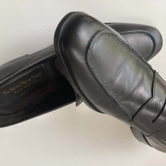 To Boot New York Adam Derrick Tesoro Black Calf Slip On - Picture 5 of 8